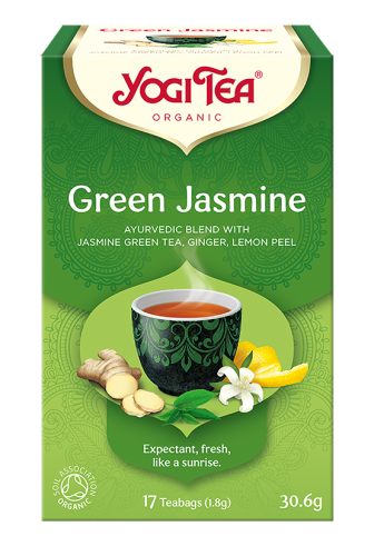 HERBATA ZIELONA JAŚMINOWA (GREEN JASMINE) BIO (17 x 1,8 g) 30,6 g - YOGI TEA #1