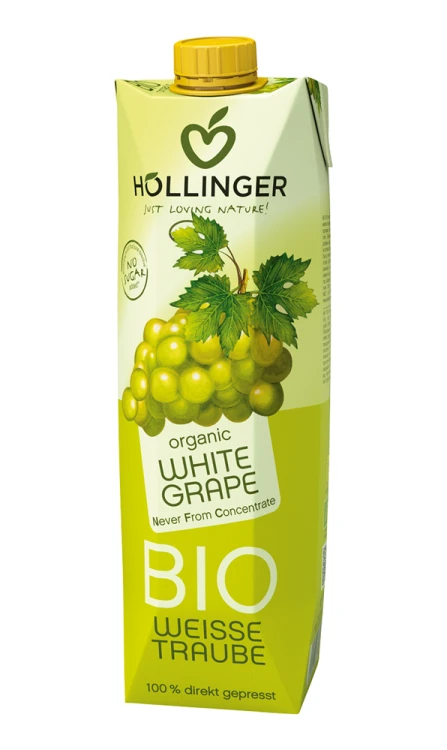 SOK Z BIAŁYCH WINOGRON NFC BIO 1 L - HOLLINGER #1