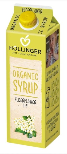 SYROP O SMAKU KWIATÓW CZARNEGO BZU BIO 1 L - HOLLINGER #1