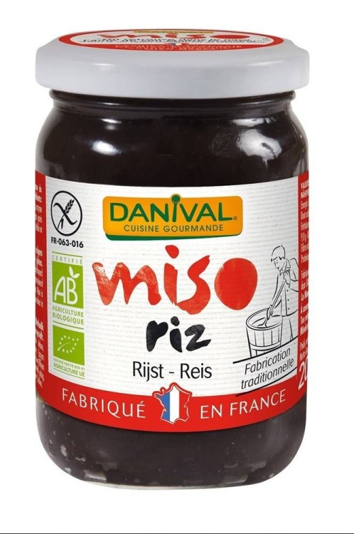 MISO RICE (PASTA Z SOI I RYŻU) BEZGLUTENOWE BIO 200 g - DANIVAL #1