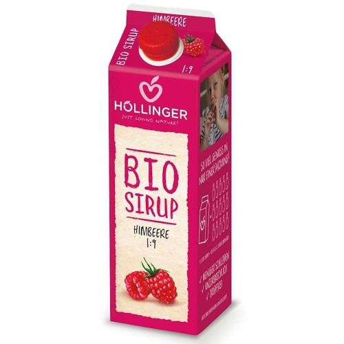 SYROP MALINOWY BIO 1 L - HOLLINGER #1