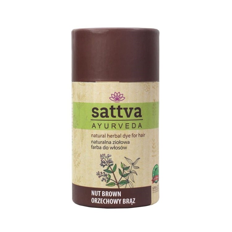 HENNA ORZECHOWY BRĄZ ECO 150 g - SATTVA #1