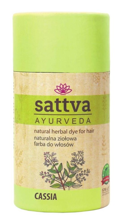 HENNA BEZBARWNA CASSIA ECO 150 g - SATTVA #1