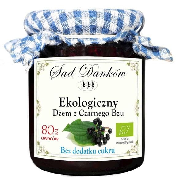 Ekologiczny dżem z czarnego bzu  260g - Sad Danków #1