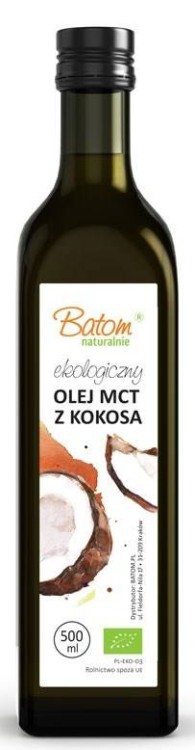 OLEJ MCT Z KOKOSA BIO 500 ml - BATOM #1