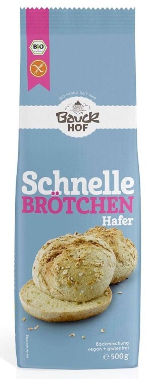 MIESZANKA DO WYPIEKU BUŁEK BEZGLUTENOWA BIO 500 g - BAUCK HOF #1