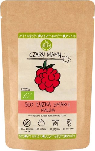 ŁYŻKA SMAKU MALINA (LIOFILIZOWANA SPROSZKOWANA MALINA) BIO 40 g - HELPA #1