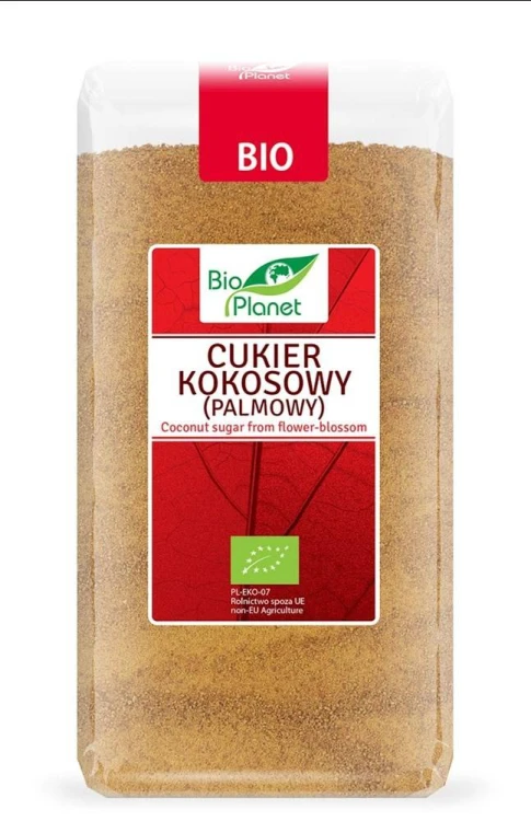 CUKIER KOKOSOWY (PALMOWY) BIO 500 g - BIO PLANET #1