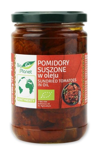 POMIDORY SUSZONE W OLEJU BIO 280 g - BIO PLANET #1