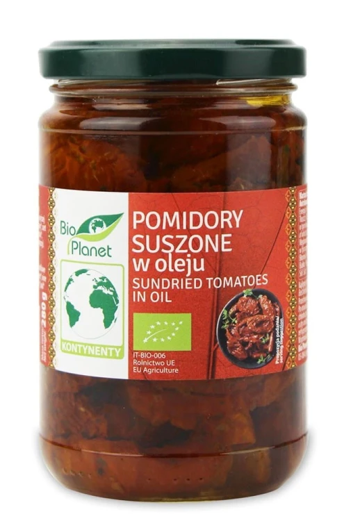 POMIDORY SUSZONE W OLEJU BIO 280 g - BIO PLANET #1