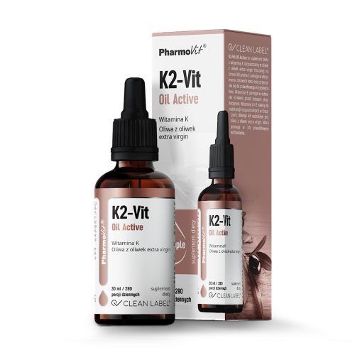 WITAMINA K2 W KROPLACH (75 mcg) BEZGLUTENOWA 30 ml - PHARMOVIT (CLEAN LABEL) #1
