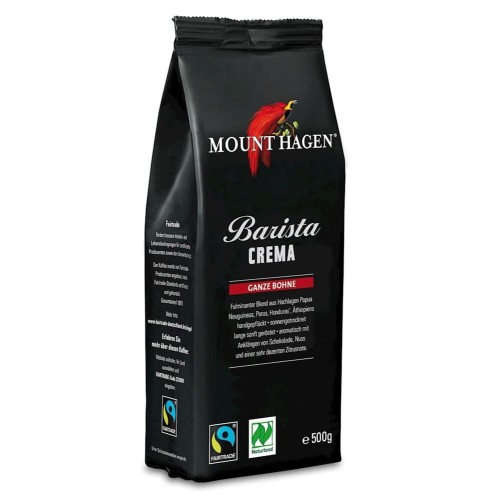 KAWA ZIARNISTA ARABICA 100 % BARISTA CREMA FAIR TRADE BIO 500 g - MOUNT HAGEN #1