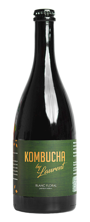KOMBUCHA SZAMPAŃSKA O SMAKU KWIATÓW CZARNEGO BZU (BLANC FLORAL) BIO 750 ml - KOMBUCHA BY LAURENT (PREMIUM) #1