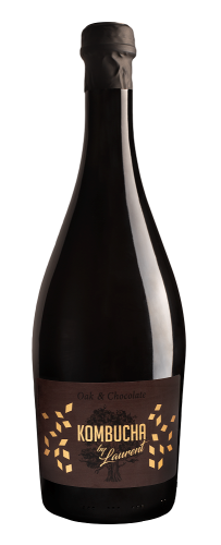 KOMBUCHA SZAMPAŃSKA NA PŁATKACH DĘBU O SMAKU CZEKOLADOWYM BIO 750 ml - KOMBUCHA BY LAURENT #1