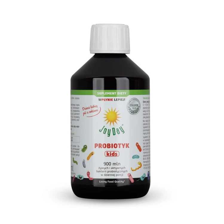 SUPLEMENT DIETY PROBIOTYK DLA DZIECI OD 3 ROKU ŻYCIA BEZGLUTENOWY BIO 300 ml - JOY DAY #1