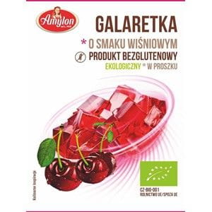 Galaretka o smaku wiśniowym bezglutenowa BIO 40g - Amylon #1