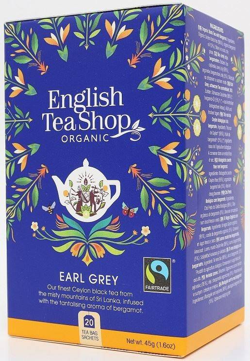HERBATA EARL GREY FAIR TRADE BIO (20 x 2,25 g) 45 g - ENGLISH TEA SHOP ORGANIC #1