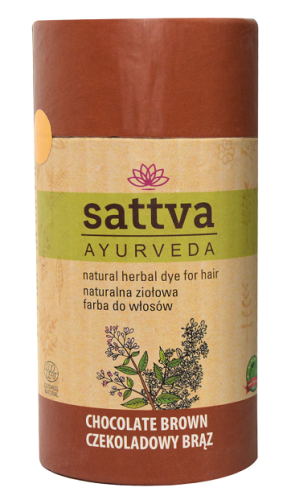 HENNA CZEKOLADOWY BRĄZ ECO 150 g - SATTVA #1