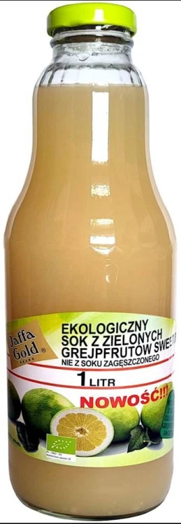 SOK Z ZIELONYCH GREJPFRUTÓW SWEETIE NFC BIO 1 L - JAFFA GOLD #1