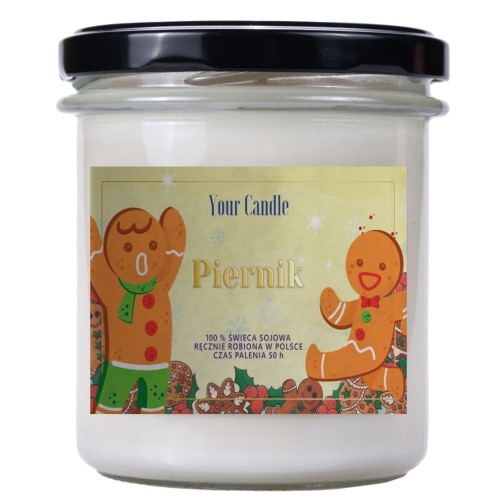 ŚWIECA SOJOWA PIERNIK 300 ml - YOUR CANDLE #1