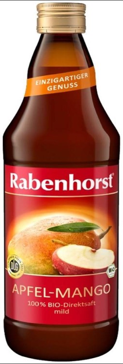 SOK JABŁKO - MANGO NFC BIO 750 ml - RABENHORST #1