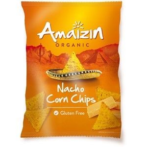 Chipsy Nachos kukurydziane o smaku serowym bezglutenowe Bio 150g - Amaizin #1