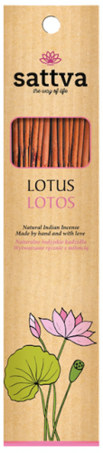 KADZIDŁO INDYJSKIE LOTOS (15 szt.) 30 g - SATTVA #1