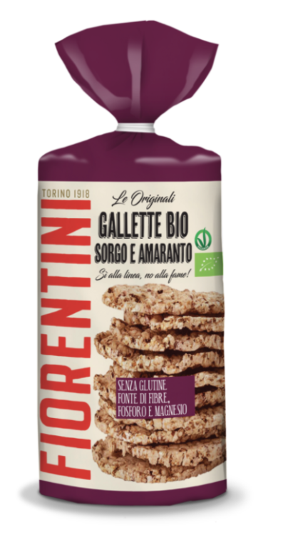 Wafle z sorgo i amarantusa bezglutenowe BIO 120 g - Fiorentini #1