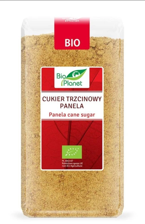 CUKIER TRZCINOWY PANELA BIO 500 g - BIO PLANET #1
