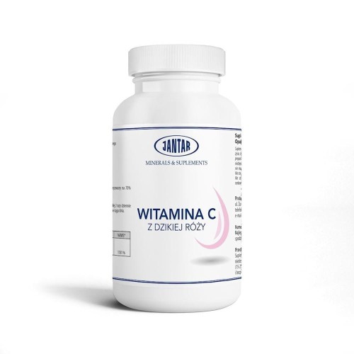 WITAMINA C Z DZIKIEJ RÓŻY 100 KAPSUŁEK (945 mg) - JANTAR #1
