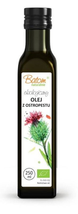 OLEJ Z OSTROPESTU PLAMISTEGO VIRGIN BIO 250 ml - BATOM #1