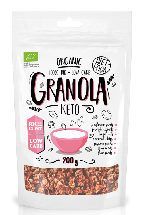 GRANOLA KETO BIO 200 g - DIET-FOOD #1
