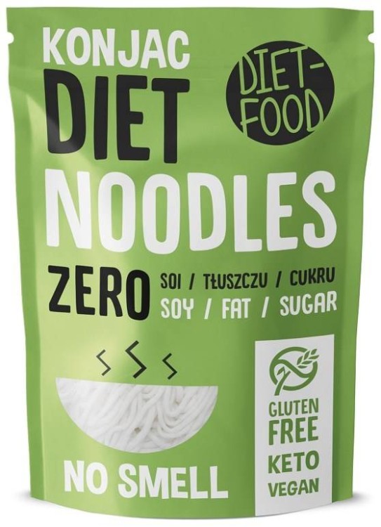 MAKARON (KONJAC TYPU NOODLE) BEZGLUTENOWY 270 g (200 g) - DIET-FOOD #1