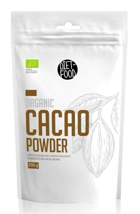 KAKAO SPROSZKOWANE BIO 200 g - DIET-FOOD #1