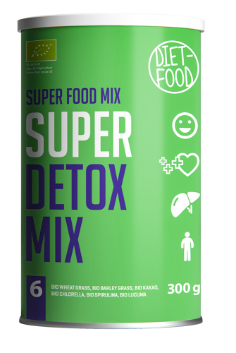 MIESZANKA SUPER DETOX MIX W PROSZKU BIO 300 g - DIET-FOOD #1