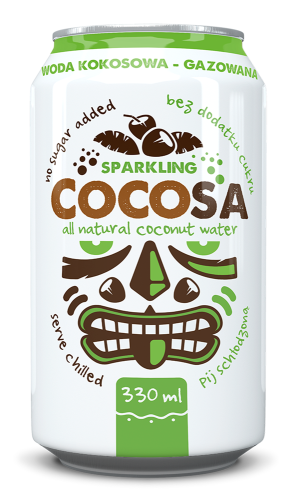 WODA KOKOSOWA GAZOWANA 330 ml - DIET-FOOD #1