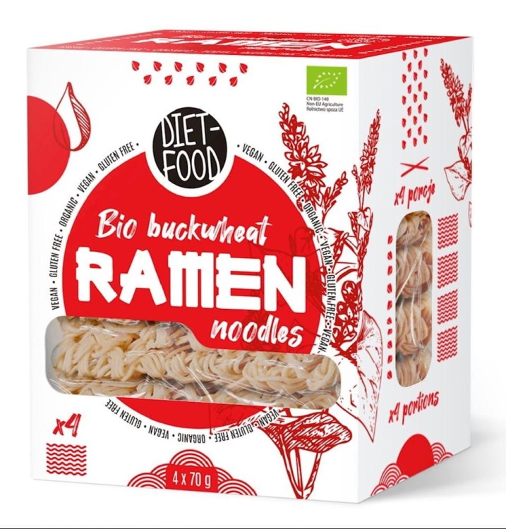 MAKARON (GRYCZANY) RAMEN BEZGLUTENOWY BIO 280 g - DIET-FOOD #1