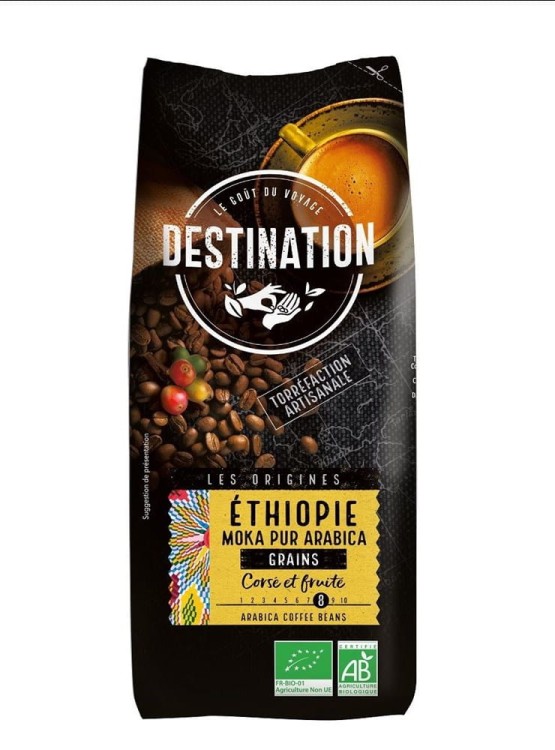 KAWA ZIARNISTA ARABICA 100 % ETIOPIA FAIR FOR LIFE BIO 1 kg - DESTINATION #1