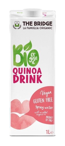 NAPÓJ QUINOA Z RYŻEM BEZ DODATKU CUKRÓW BEZGLUTENOWY BIO 1 L - THE BRIDGE #1