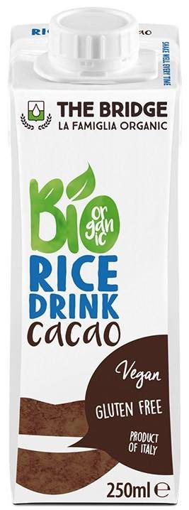 NAPÓJ RYŻOWY O SMAKU CZEKOLADOWYM BEZGLUTENOWY BIO 250 ml - THE BRIDGE #1