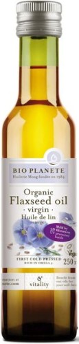Olej Lniany Virgin BIO 250 ml - Bio Planet #1