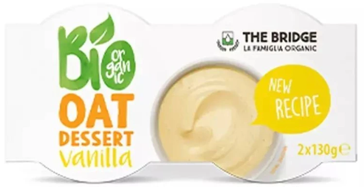 DESER OWSIANY O SMAKU WANILIOWYM BIO (2 x 130 g) 260 g - THE BRIDGE #1