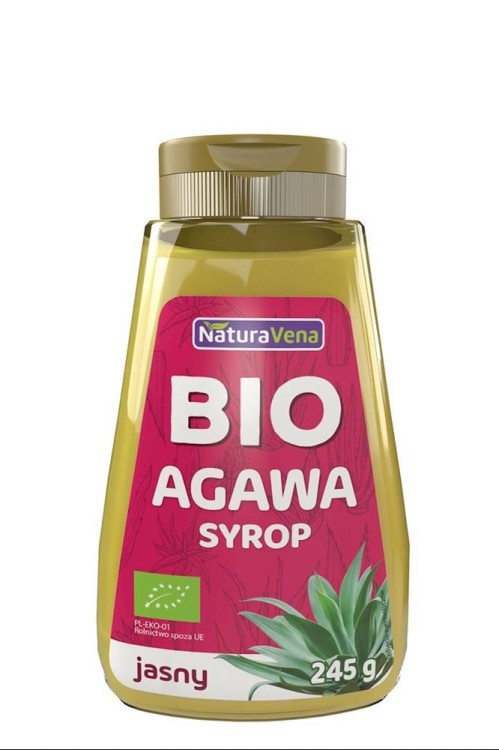 SYROP Z AGAWY JASNY BIO 245 g - NATURAVENA #1