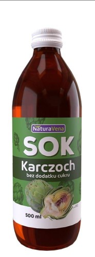 SOK Z KARCZOCHA 100 %  500 ml - NATURAVENA #1