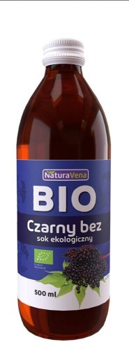 SOK Z CZARNEGO BZU 100 % BIO 500 ml - NATURAVENA #1