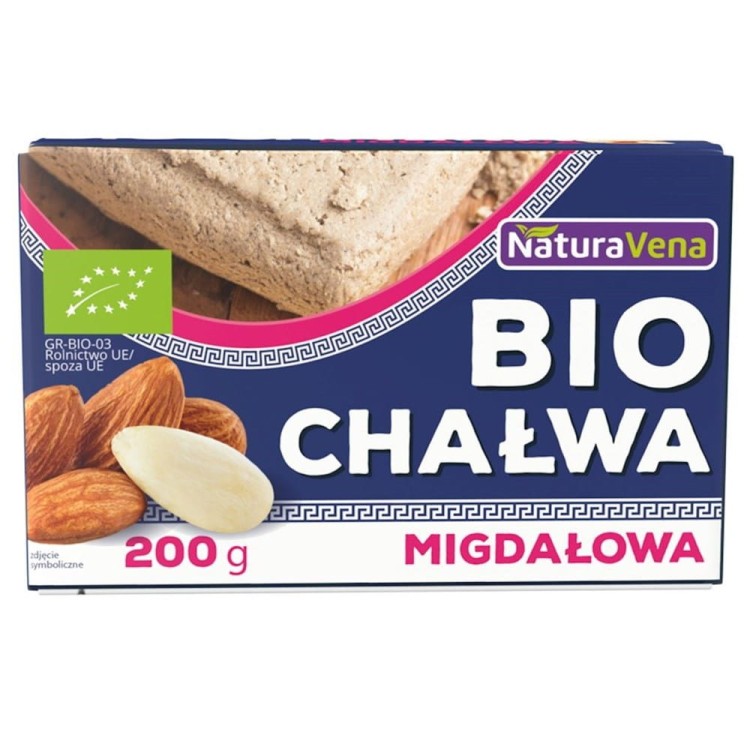 CHAŁWA Z MIGDAŁAMI BIO 200 g - NATURAVENA #1