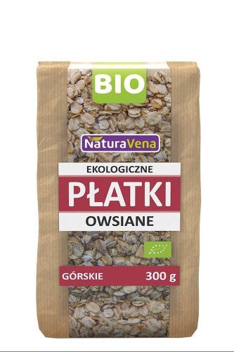 PŁATKI OWSIANE GÓRSKIE BIO 300 g - NATURAVENA #1