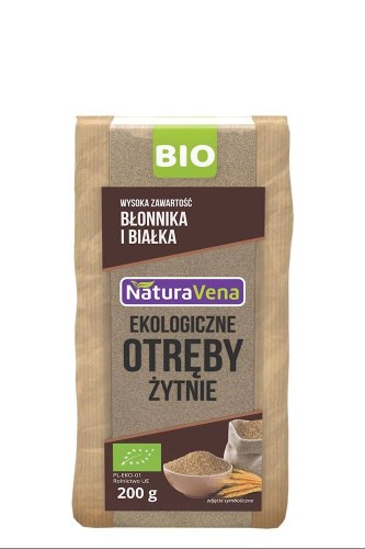 OTRĘBY ŻYTNIE BIO 200 g - NATURAVENA #1