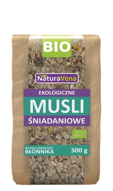 MUSLI ŚNIADANIOWE BIO 300 g - NATURAVENA #1
