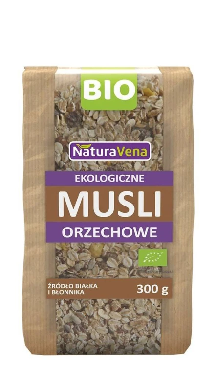 MUSLI ORZECHOWE BIO 300 g - NATURAVENA #1